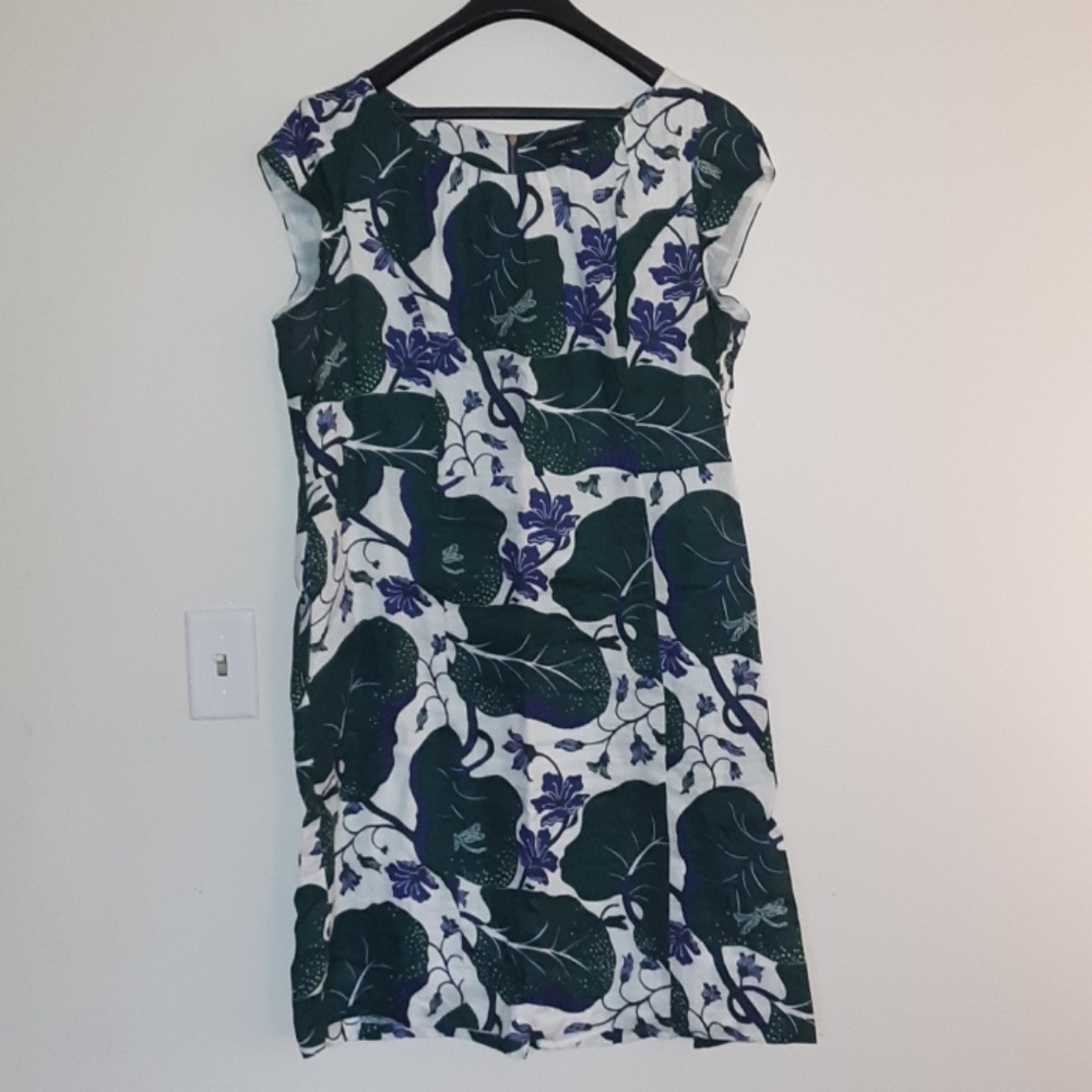 Lands end cap sleeves dress